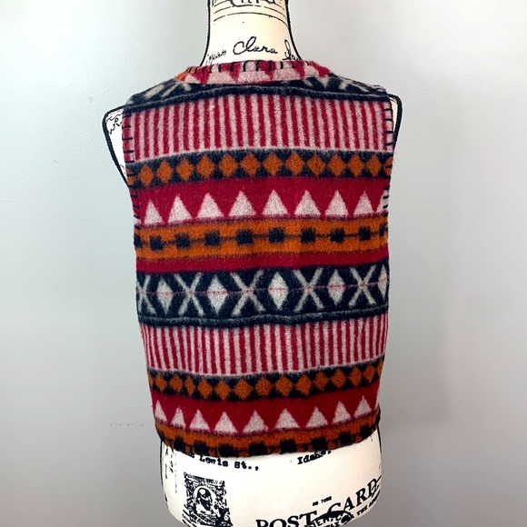 At Last & Co Vintage Aztec Tribal Wool Vest - Picture 5 of 7